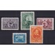 RUMANIA 1931 Yv 406/10 SERIE COMPLETA NUEVA CON GOMA UNIFORMES MILITARES 50 €